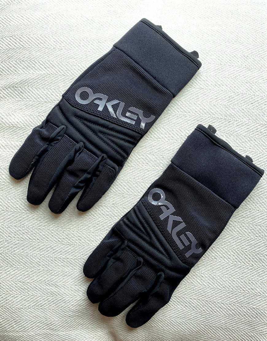 фото Черные перчатки oakley factory park-черный
