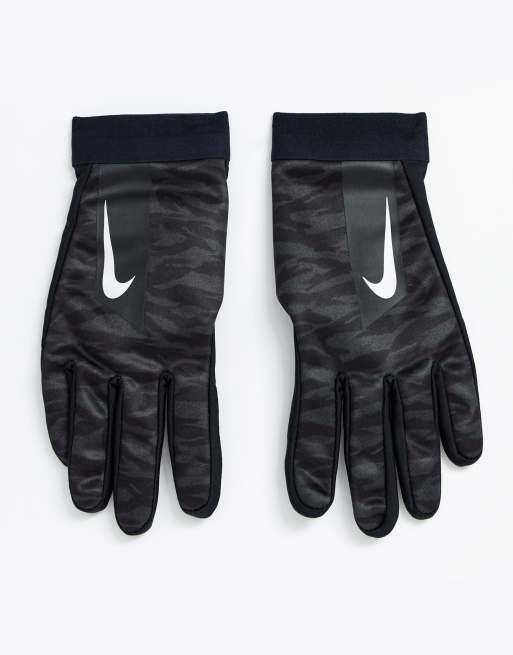 Черные перчатки с камуфляжным принтом Nike Football | ASOS