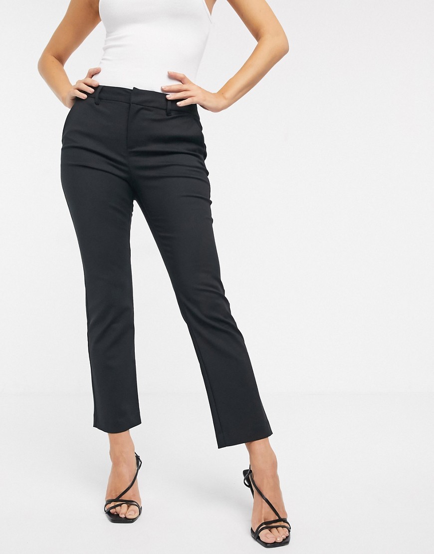 фото Черные прямые брюки vero moda-черный