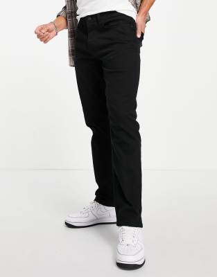  Asos Черные прямые джинсы River Island-Черный цвет