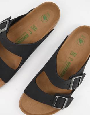 Летняя обувь Черные сандалии Birkenstock Vegan Arizona-Черный