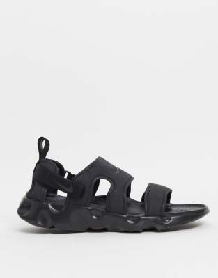 Обувь  Asos Черные сандалии Nike Owaysis-Черный