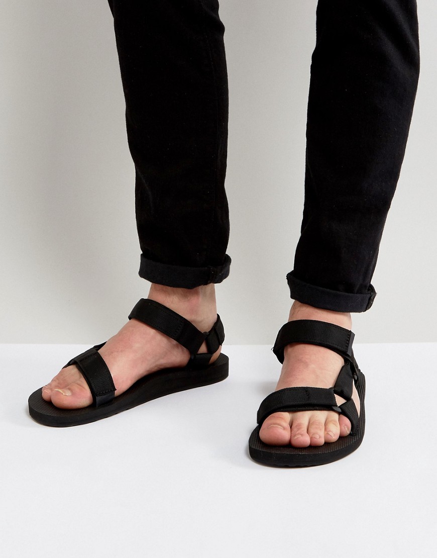 Черные сандалии в городском стиле Teva Original Universal-Черный цвет