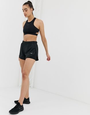 фото Черные шорты 2 в 1 nike training flex-черный