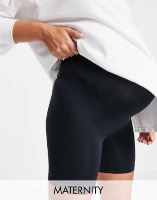 Черные шорты-леггинсы Lindex Maternity-Черный цвет