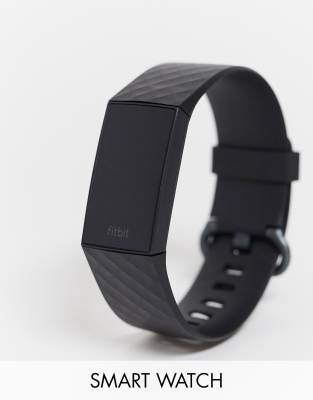 фото Черные смарт-часы fitbit charge 4-черный