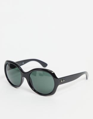   Asos Черные солнцезащитные очки в крупной оправе Ray-Ban 0RB4191-Черный цвет