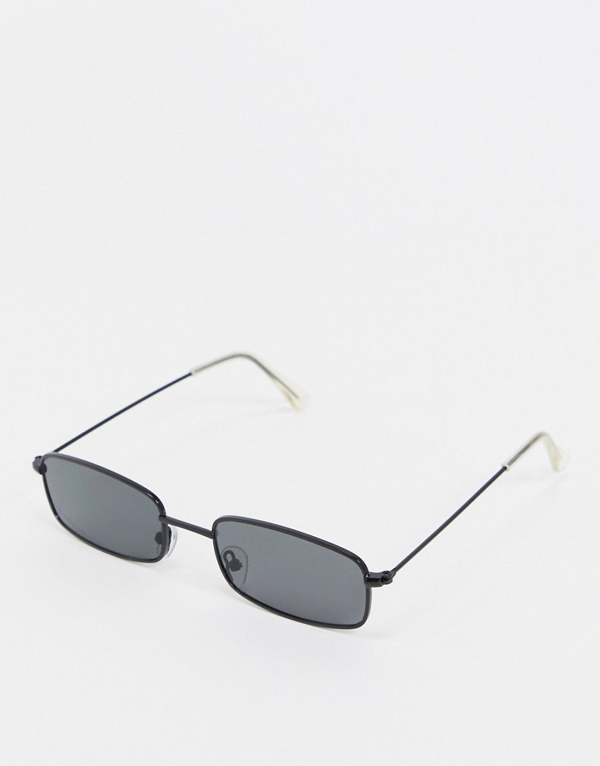 фото Черные солнцезащитные очки в узкой оправе vintage supply-черный