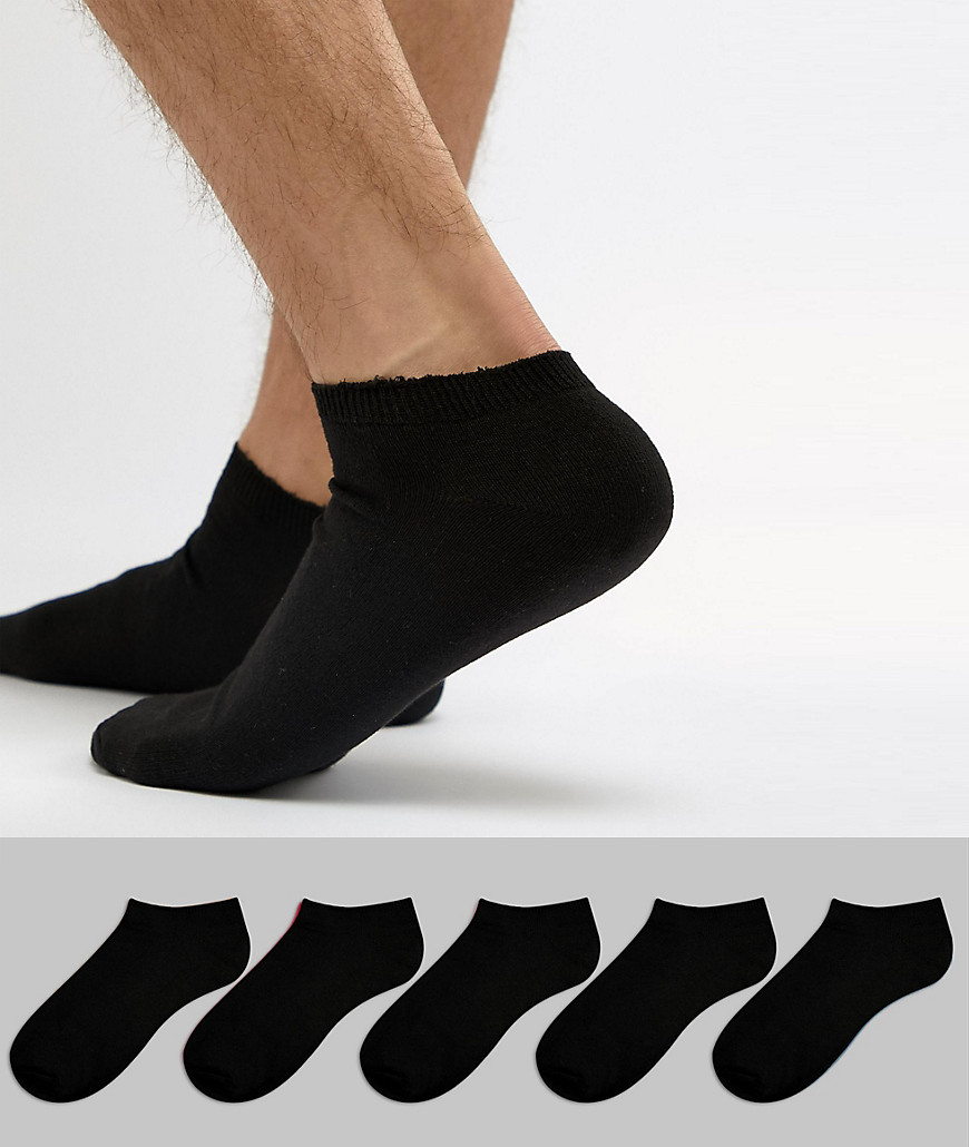 фото Черные спортивные носки new look-черный