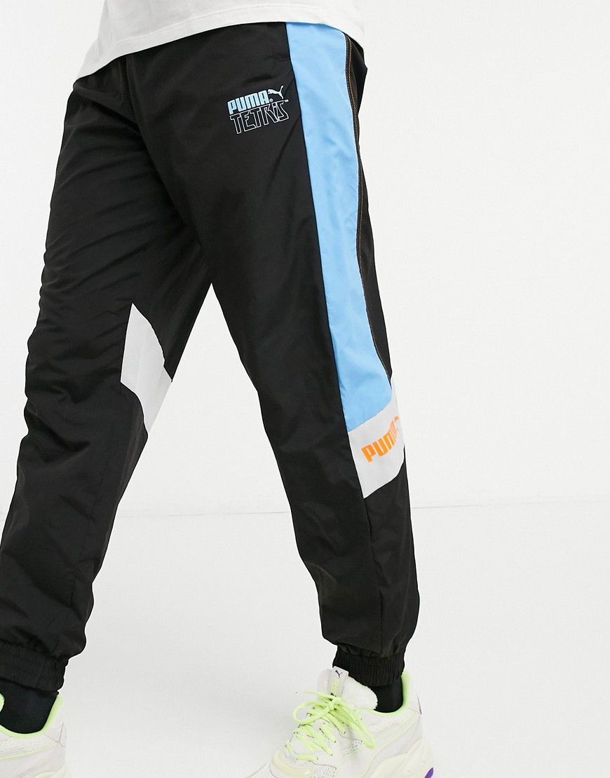 фото Черные спортивные штаны puma x tetris-черный