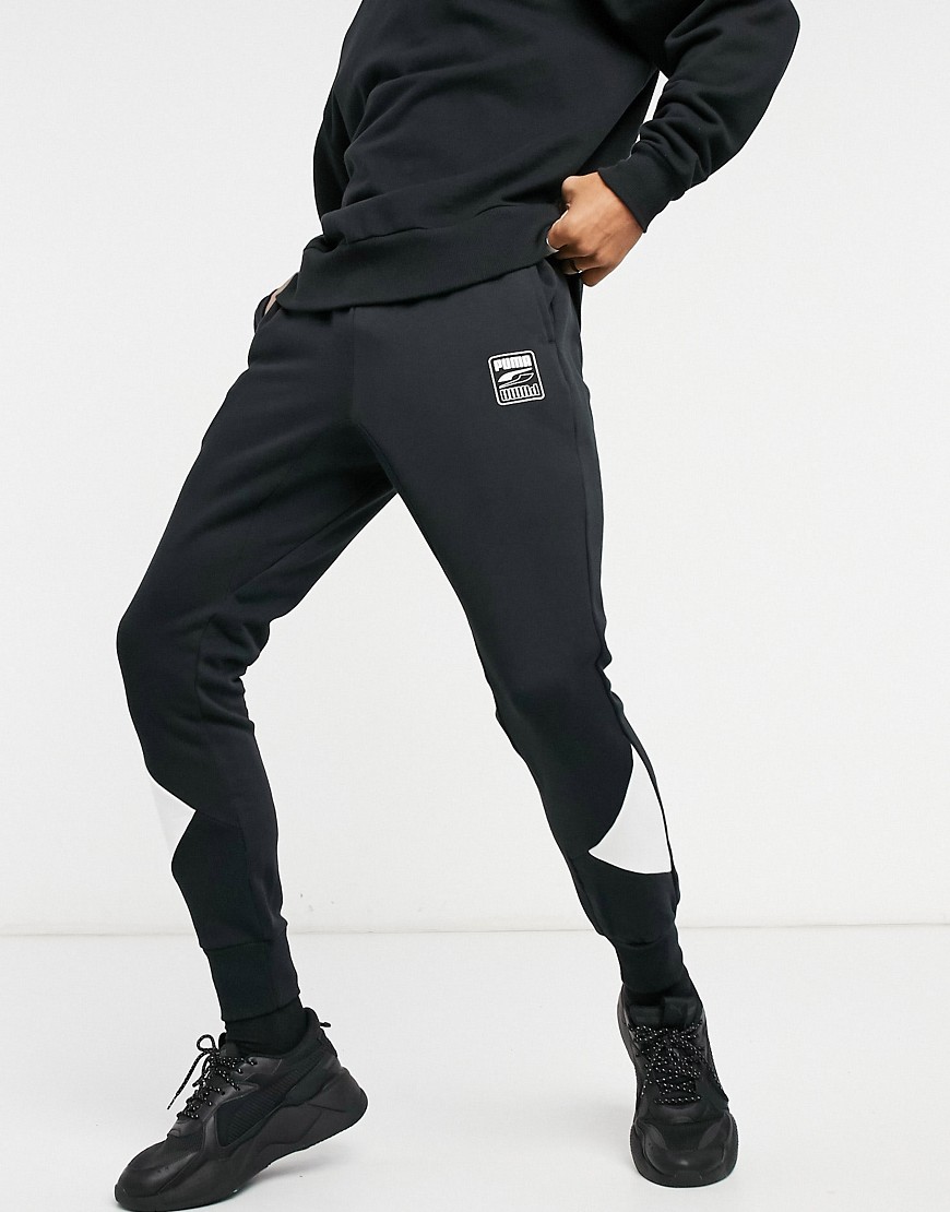 Черные спортивные штаны с логотипом Rebel-Черный Puma 10270991