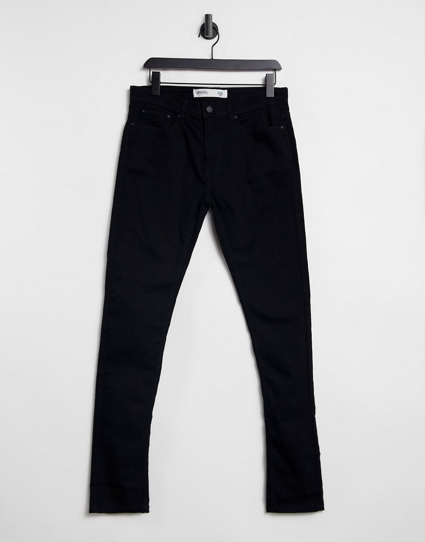 Черные супероблегающие джинсы Burton Menswear-Черный цвет