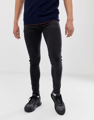 Черные джинсы скинни New look мужские