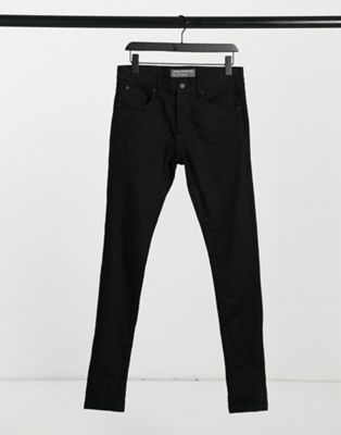 фото Черные супероблегающие джинсы-стрейч french connection-черный