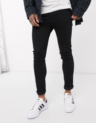   Asos Черные супероблегающие джинсы стретч Levi's Youth 519-Черный цвет