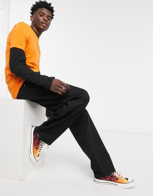  Черные свободные джинсы ASOS DESIGN-Черный