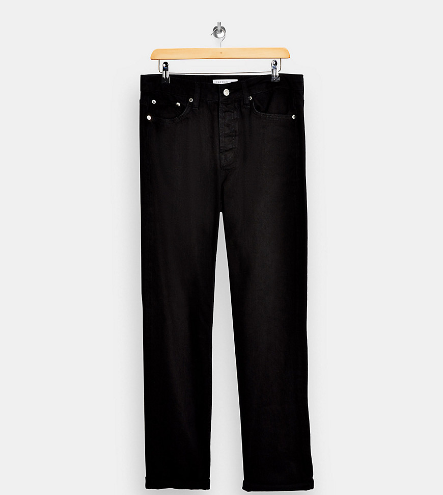 фото Черные свободные джинсы topman tall-черный цвет