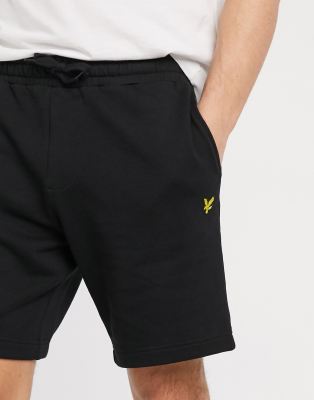 фото Черные трикотажные шорты lyle & scott-черный