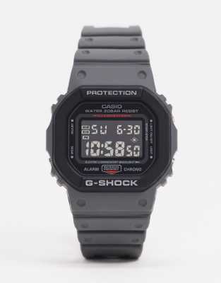 фото Черные цифровые часы casio g shock dw-5610su-черный