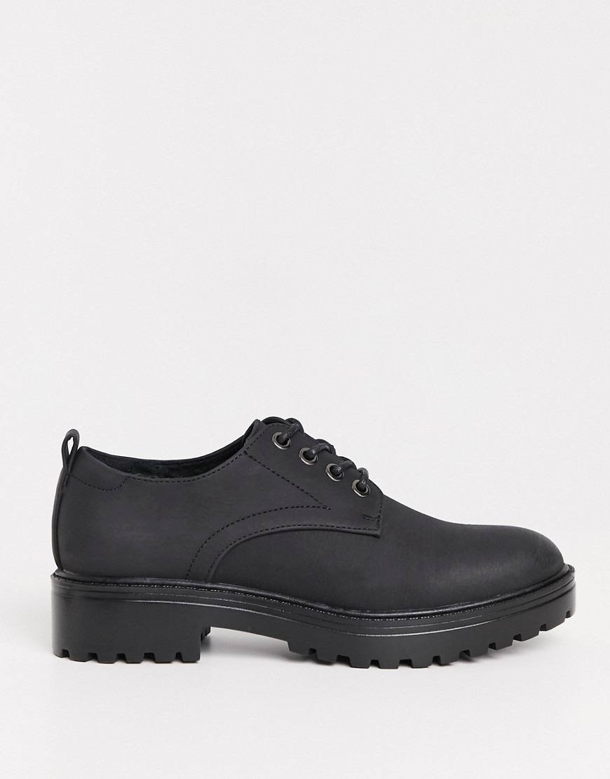 фото Черные туфли на шнуровке vero moda-черный