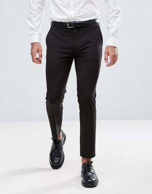 Черные зауженные брюки мужские
