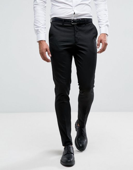 Черные зауженные брюки