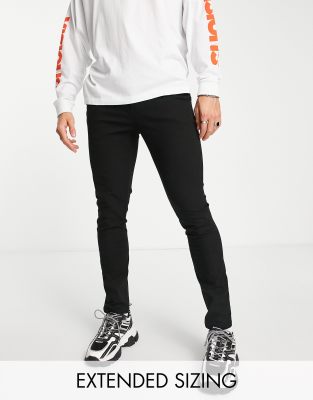  Черные зауженные чиносы ASOS DESIGN-Черный цвет