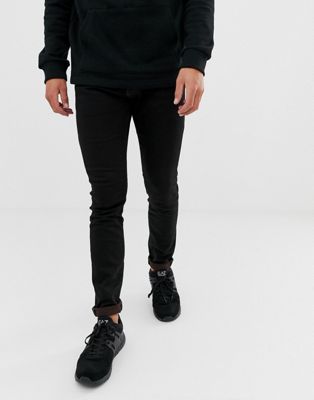 фото Черные зауженные джинсы emporio armani j35-черный