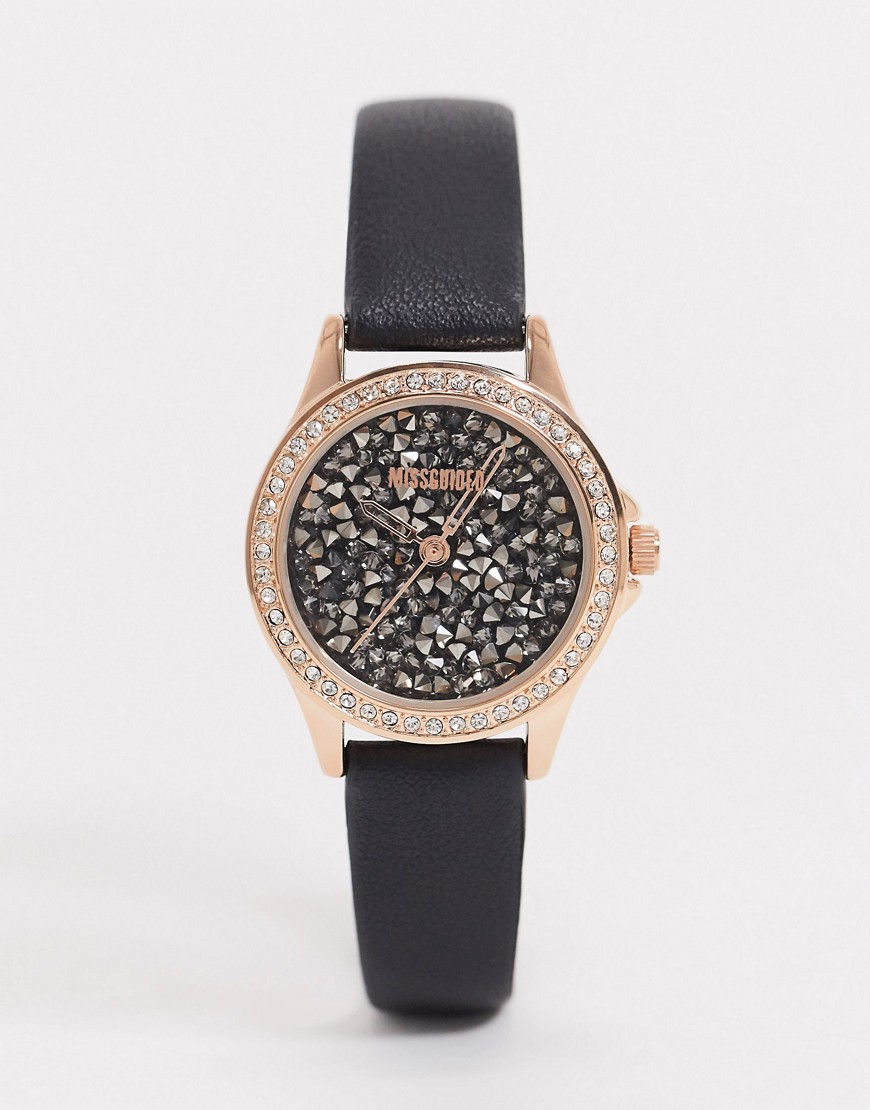 фото Черные женские часы missguided mg013brg-черный