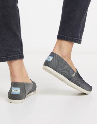 фото Черные эспадрильи toms-черный