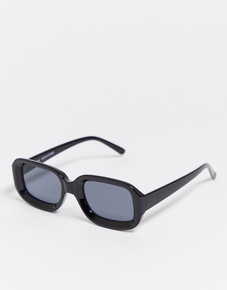 фото Черные солнцезащитные очки bershka-черный