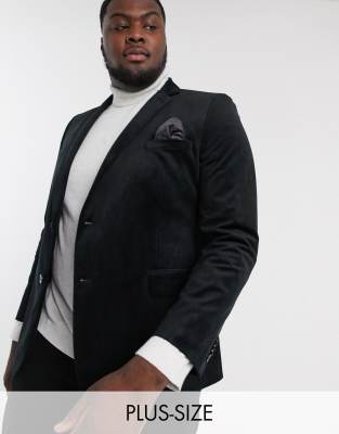 Черный бархатный пиджак Jacamo d371a030 фото