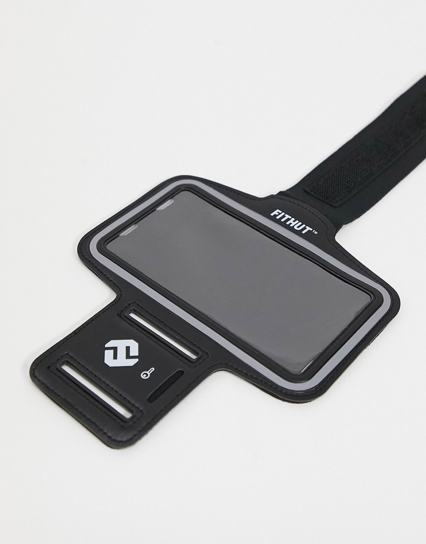 фото Черный держатель для телефона на руку fithut-черный цвет