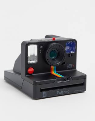 фото Черный фотоаппарат polaroid one step plus-бесцветный