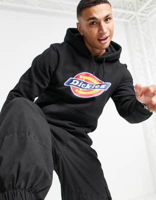 фото Черный худи с фирменным логотипом в виде подковы dickies-черный цвет