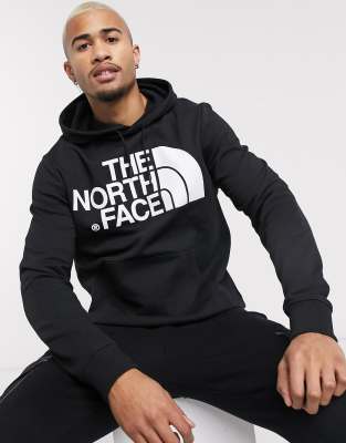 фото Черный худи the north face standard-черный цвет