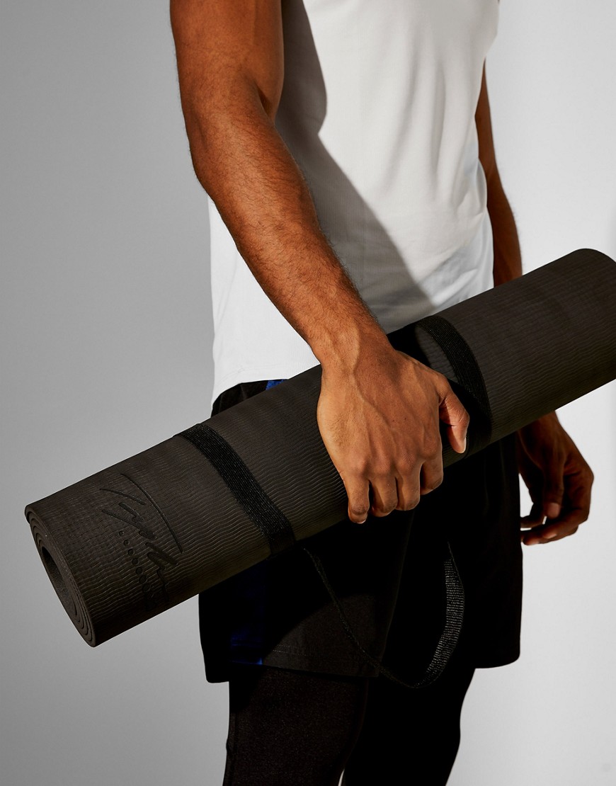 фото Черный коврик для йоги topman-черный цвет