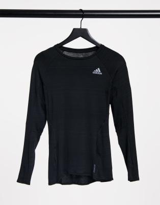 фото Черный лонгслив adidas running adidas performance