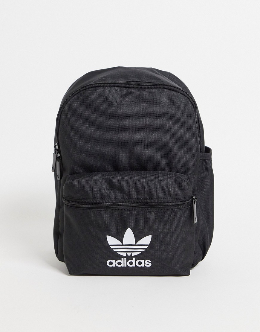 фото Черный маленький рюкзак adidas originals-черный цвет