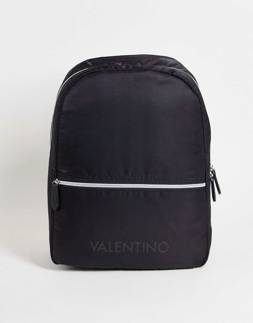 фото Черный нейлоновый рюкзак с логотипом в тон valentino bags reality-черный цвет