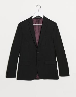 Костюмы  Asos Черный пиджак скинни New Look