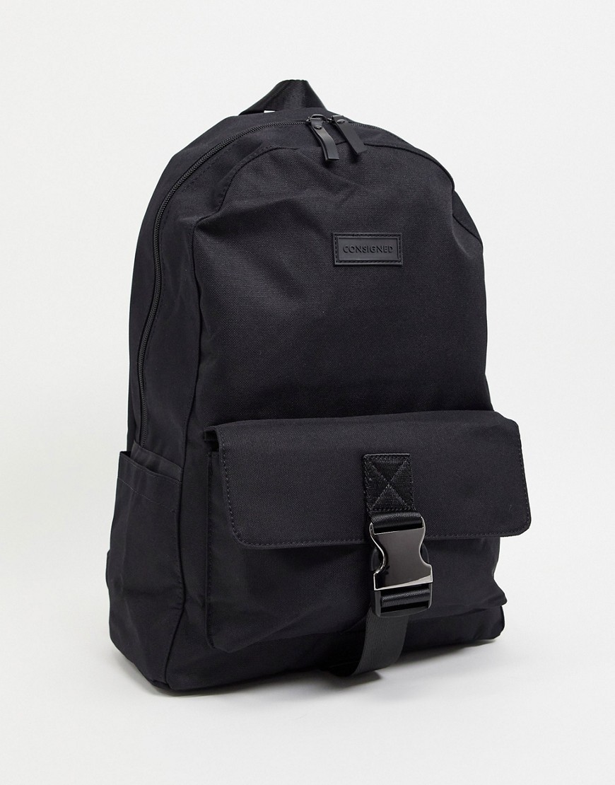 фото Черный рюкзак consigned-черный цвет
