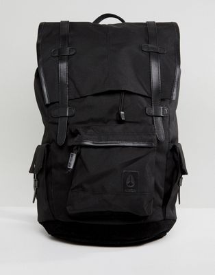 фото Черный рюкзак nixon boulder