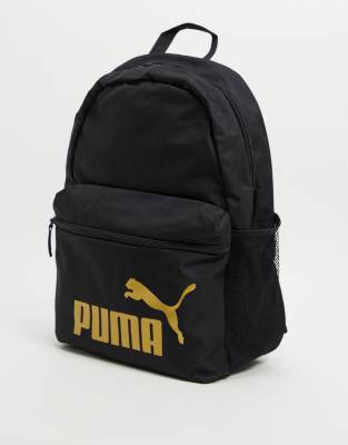 фото Черный рюкзак puma phase-черный цвет