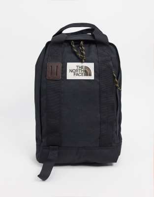 фото Черный рюкзак the north face tote-синий