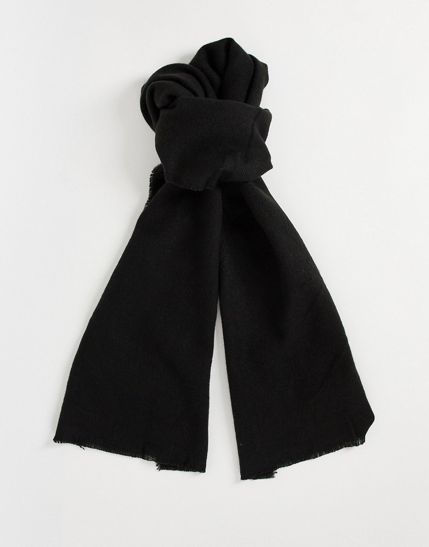 фото Черный шарф new look-черный цвет