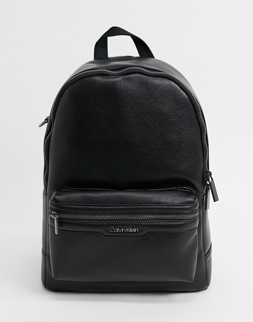 фото Черный студенческий рюкзак calvin klein