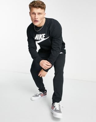 фото Черный свитшот с круглым вырезом nike modern essentials-черный цвет