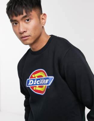 фото Черный свитшот с логотипом dickies