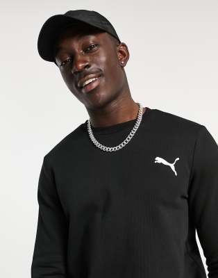 Cвитшоты  Asos Черный свитшот с логотипом в виде кошки Puma Essentials-Черный цвет